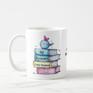 Mein Wochenende ist Voll Ausgebucht Lustige Büc Kaffeetasse