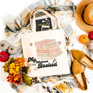 Mein Wochenende ist voll gebucht Niedliche rosa Bü Tragetasche