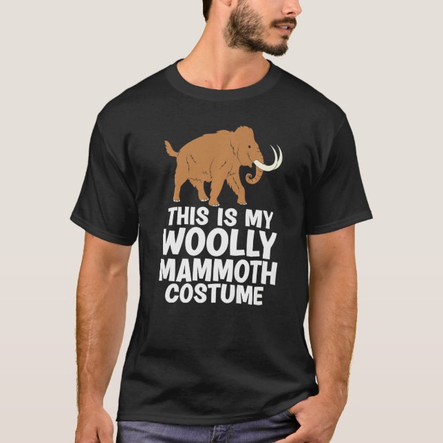 Mein Wollmammut-Kostüm ausgestorben Tierprähistor T-Shirt (Vorderseite)