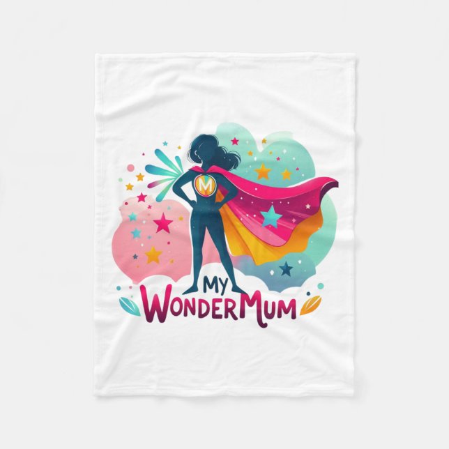 Mein WonderMum Fleecedecke (Vorderseite)