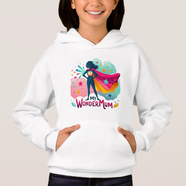 Mein WonderMum Hoodie (Vorderseite)