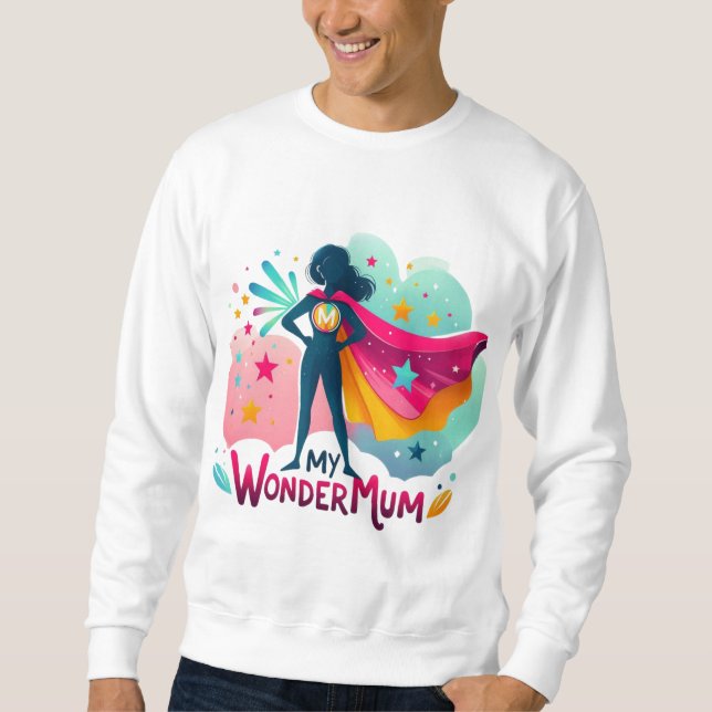 Mein WonderMum Sweatshirt (Vorderseite)