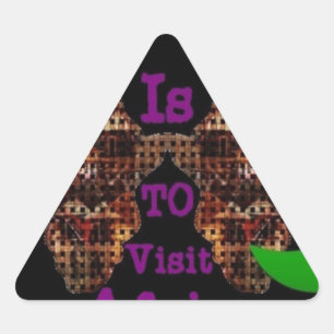 Mein Wunsch Dreieckiger Aufkleber