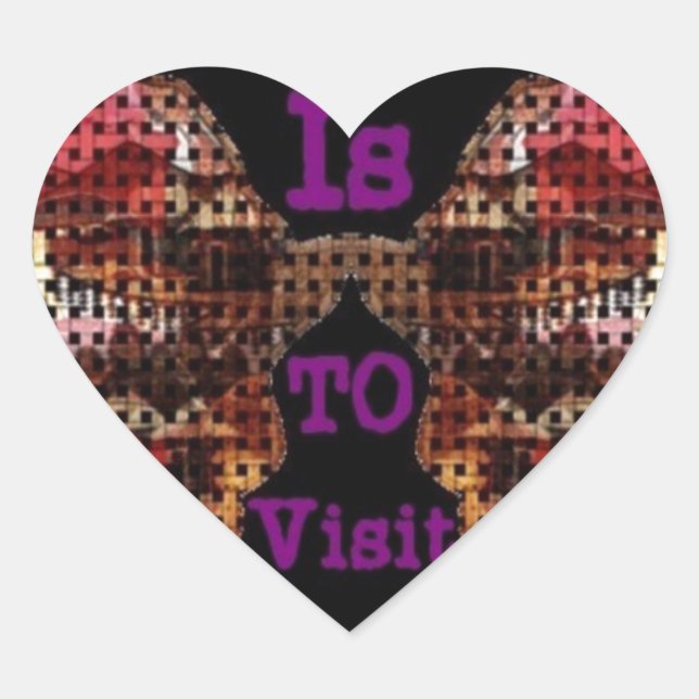 Mein Wunsch Herz-Aufkleber (Vorderseite)