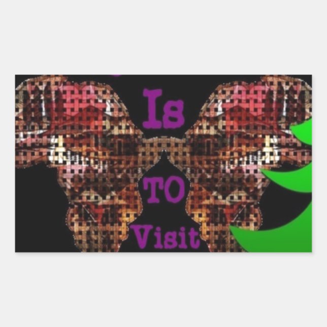 Mein Wunsch Rechteckiger Aufkleber (Vorderseite)