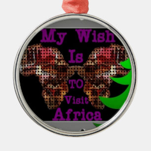 Mein Wunsch Silbernes Ornament