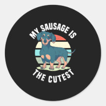 Mein Wursthund ist der Niedlichste