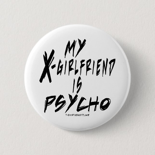 Mein xgirlfriend ist ein psychisches button (Vorderseite)