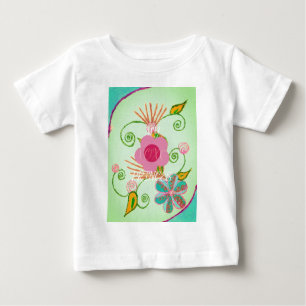 Mein XOXO Little Princess Blues Art Print Design Baby T-shirt
