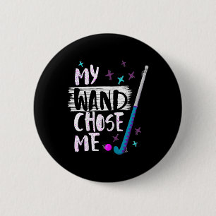 Mein Zauberstab hat mich lustig Field Hockey Spiel Button