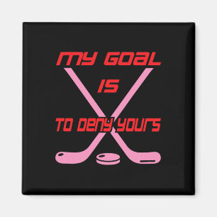 Mein Ziel ist es, deinem Eishockey-Torwart zu wide Magnet