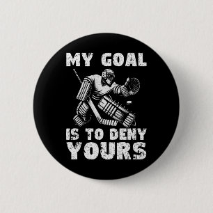 Mein Ziel ist es, deinem Hockeyspieler Eishockey z Button