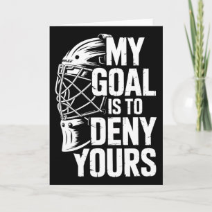 Mein Ziel ist es, deinem Torwart zu retten Männer Karte