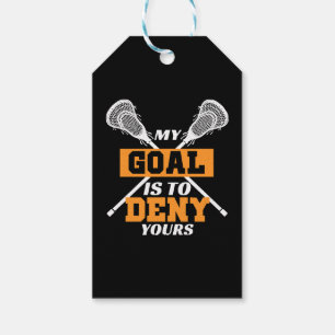 Mein Ziel ist es, deinen Lacrosse zu leugnen Geschenkanhänger