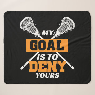 Mein Ziel ist es, deinen Lacrosse zu leugnen Sherpadecke