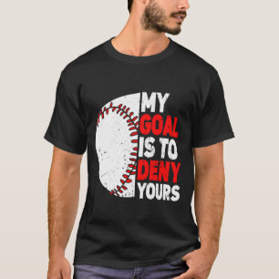 Mein Ziel ist es, deins BatandBall Sports Junge zu T-Shirt