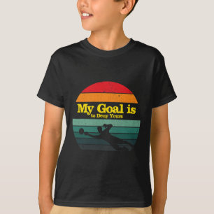 Mein Ziel ist es, deins zu verneinen Fußball-Torwa T-Shirt