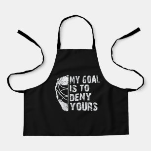 Mein Ziel ist es, dir das Hockey-Goalie-Eis zu ver Schürze