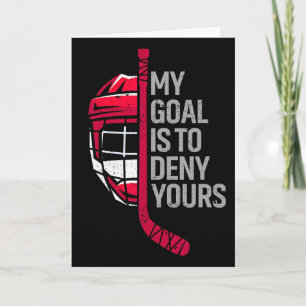 Mein Ziel ist es, Ihrem lustigen Hockey zu widersp Karte