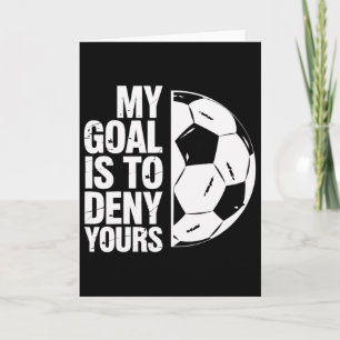 Mein Ziel ist es, Ihren Fußballspieler zu verweige Karte