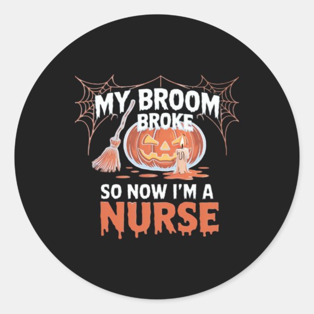 Mein Zimmer brach also, jetzt bin ich ein kurzes S Runder Aufkleber (Vorderseite)