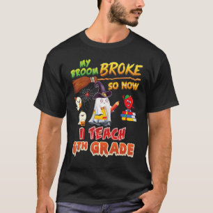 Mein Zimmer brach also, jetzt lehre ich Halloween T-Shirt