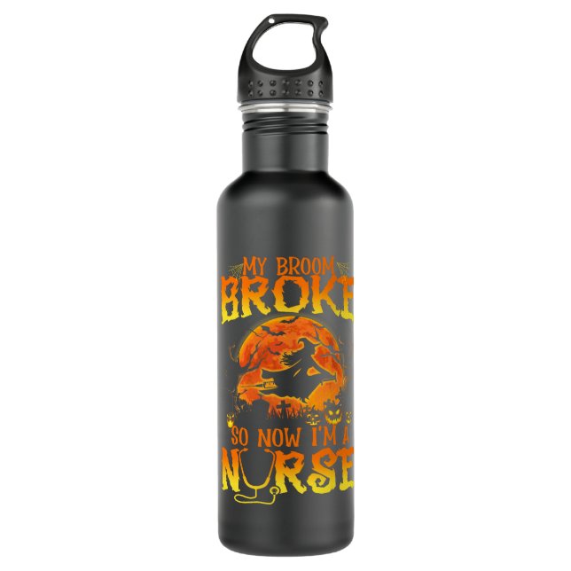 Mein Zimmer brach so aus, dass ich jetzt eine Kran Edelstahlflasche (Vorderseite)