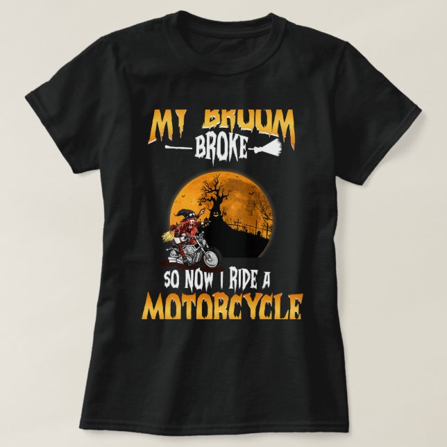 Mein Zimmer brach so, jetzt fahre ich ein Motorrad T-Shirt (Design vorne)