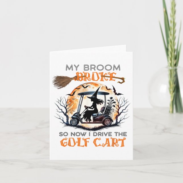 Mein Zimmer brach so, jetzt fahre ich einen Golfwa Karte (Vorderseite)