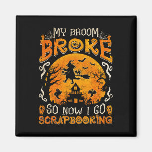 Mein Zimmer brach so, jetzt gehe ich Scrapbooking Magnet
