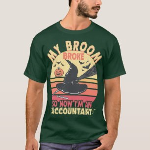 Mein Zimmer Broke Accountant Funny Halloween T-Shirt