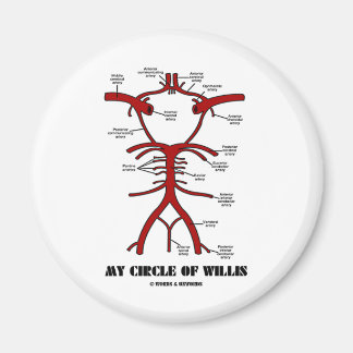 Mein Zirkel von Willis (anatomischer Spaß der Arte Magnet
