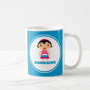 Mein Zodiac-Zeichen ist Aquarius Tasse