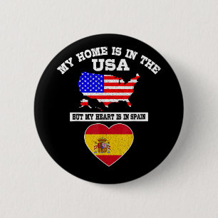 Mein Zuhause ist in den USA, mein Herz ist in Span Button