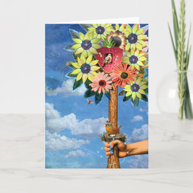 MEIN ZUHAUSE TREE KARTE (Vorderseite)