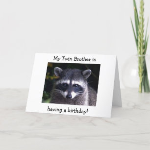 MEIN ZWEI "BRUDER" HAT EINEN GEBURTSTAG KARTE