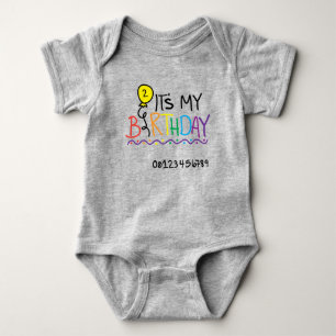 Mein zweiter Geburtstag Baby Strampler