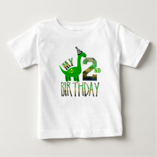 Mein zweiter Geburtstag Dinosaur Party Baby T - Sh T-shirt