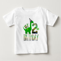Mein zweiter Geburtstag Dinosaurier Party Baby T -
