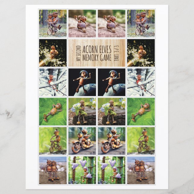Mein zweites Acorn Elves Memory Game 3/3 (Vorderseite)
