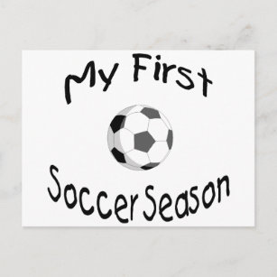 Meine 1. Fußballsaison Postkarte