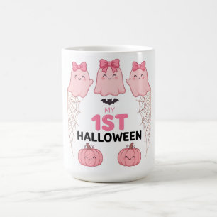 Meine 1. Halloween-Baby-Girl-Rosa-Geister-Tasse Kaffeetasse
