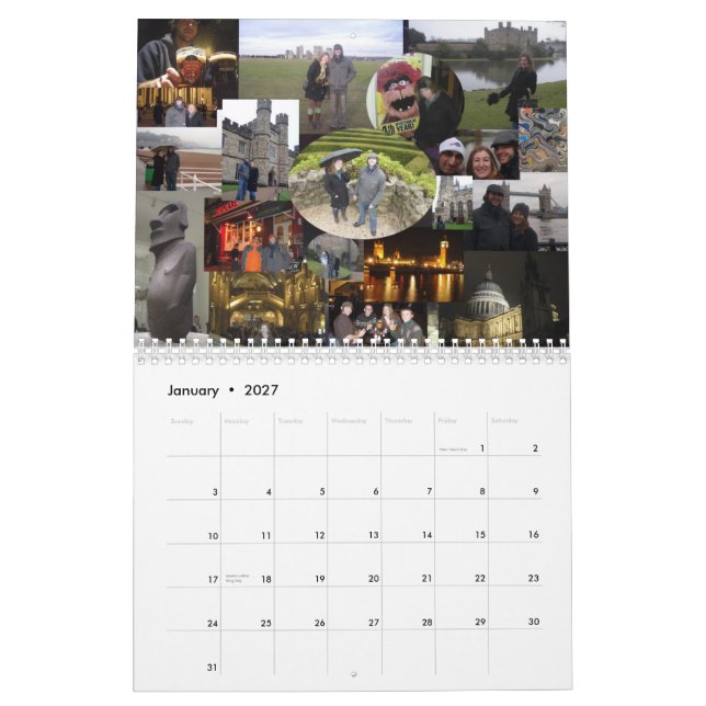 Meine 2010 Abenteuer, Kalender 2011 (Jan 2027)