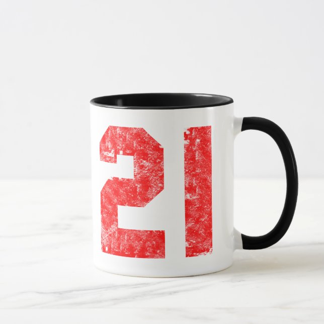 Meine 21. Geburtstags-Geschenke Tasse (Rechts)