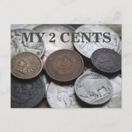 MEINE 2 CENT POSTKARTE