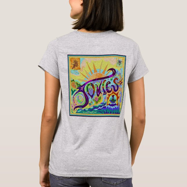 Meine 2 Künstler UMBAUTEN auf shirtB T-Shirt (Rückseite)