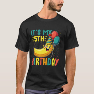 Meine 5. Geburtstagsbanana Frucht Lover Party Fami T-Shirt