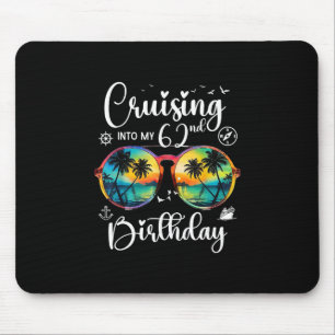 Meine 62. Geburtstagsreise Urlaubsfahrt Kreuzfahrt Mousepad