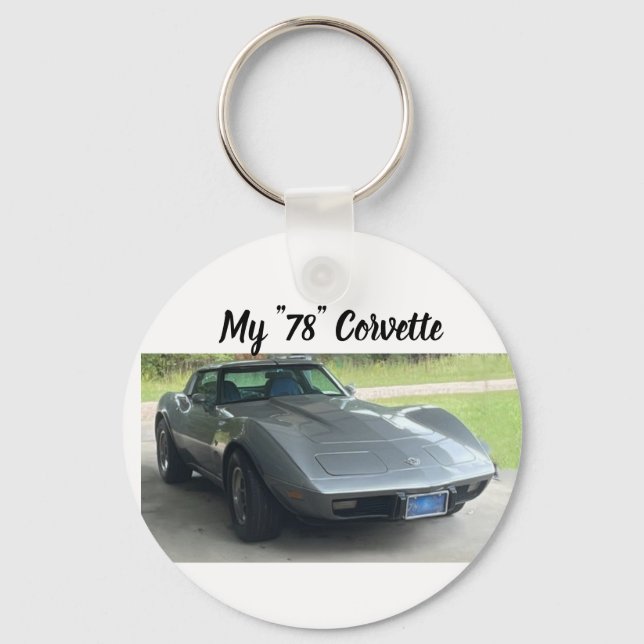 Meine 78 Corvette Schlüsselanhänger (Vorderseite)