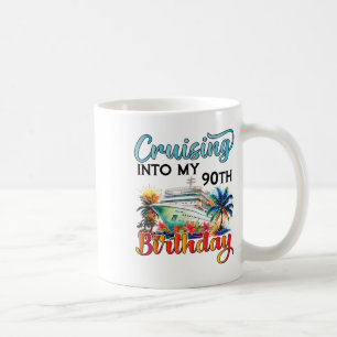 Meine 90. Geburtstags-Kreuzfahrt Geburtstag Kreuzf Kaffeetasse